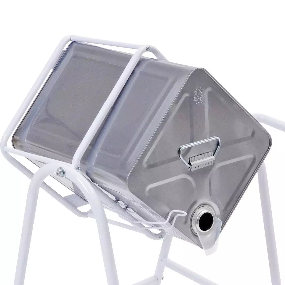 MonotaRO Single-Tier Oil Can Stand With Handle And Stopper