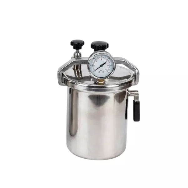 Vesca GE- 03 Anaerobic Culture Jar Stainless Steel Body, 22 x 22 cm Big Size and 0 to 80 mm Scale Range