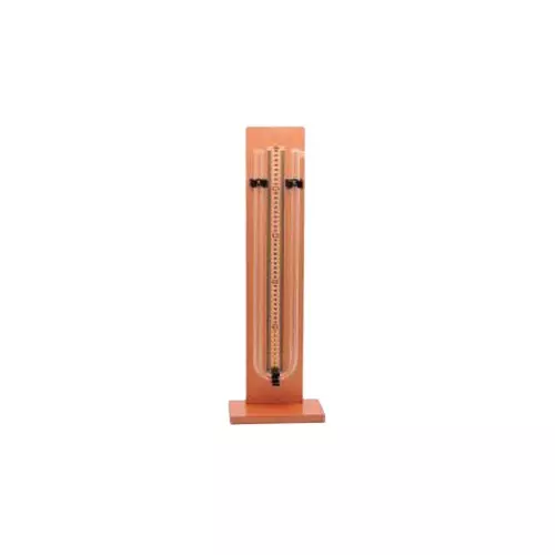 ABGIL Borosilicate Glass Manometer U Tube Mounted On Wooden Stand, Measuring Range 0 to 500 mm of Water, ABG3607