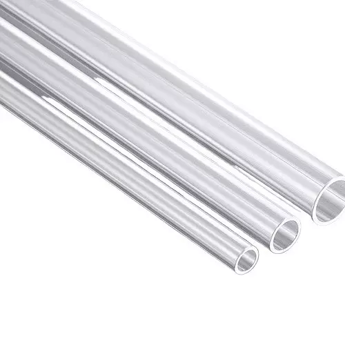 AS ONE Thick Quartz Tube A 2.2±0.4 mm Thickness 1000 mm Length, 3-2538-15
