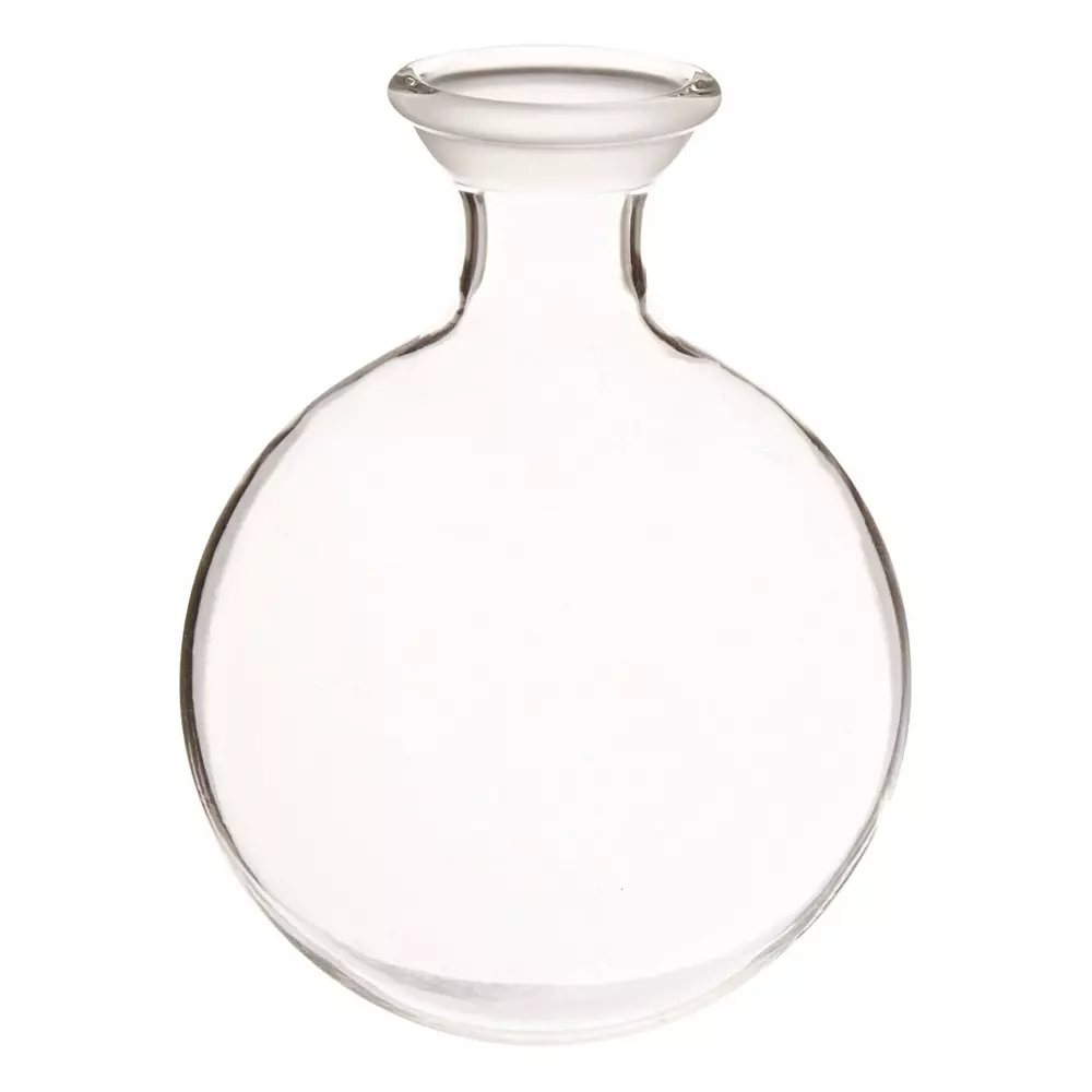 ABGIL Borosilicate Glass Buchi Rotavapor Receiving Flask with Cup Joint, 500 ml Flask Capacity, Standard Ground Joint Size S-35, ABG2510