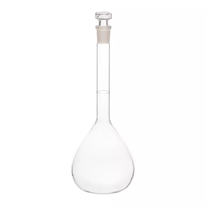 ABGIL Borosilicate Glass Volumetric Flask with Glass Stopper 200 ml Capacity, ABG2450