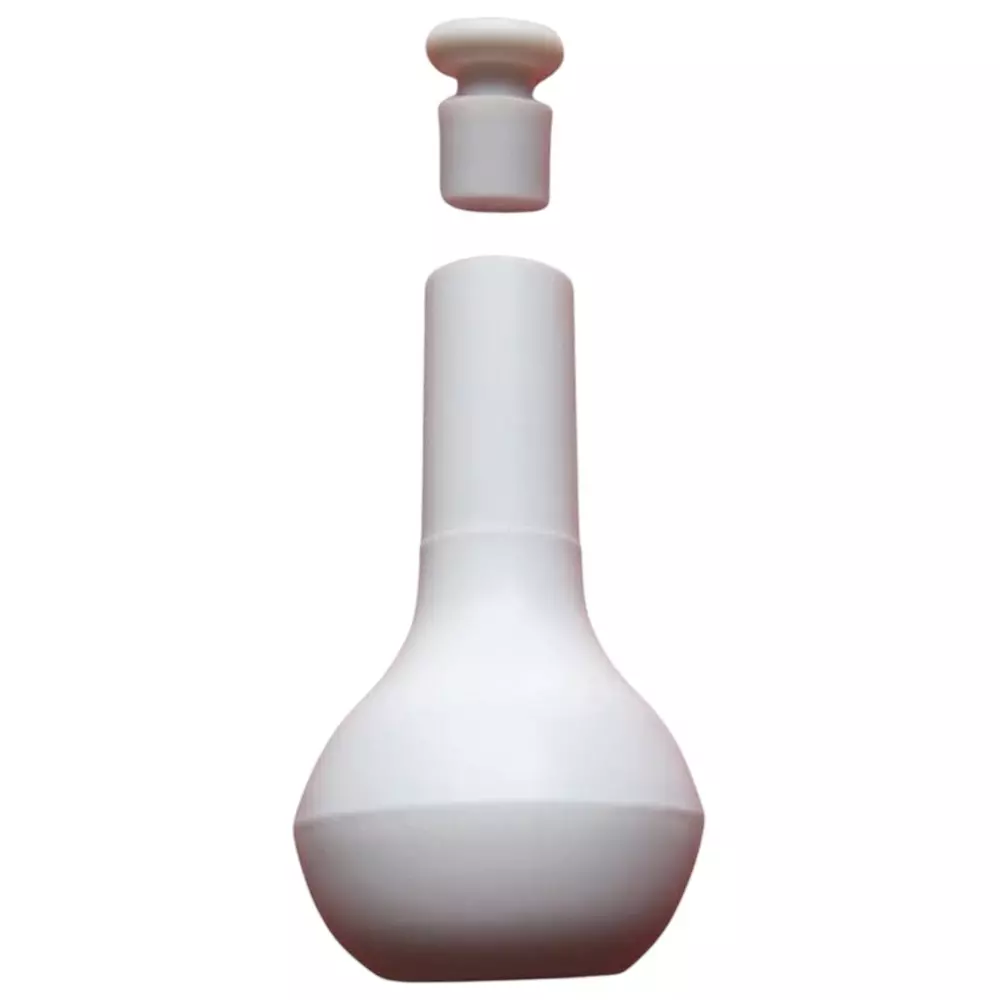 Lark Volumetric Flask 50 ml Capacity PTFE -186 to +225°C Working Temperature Range White, Vol-50ml