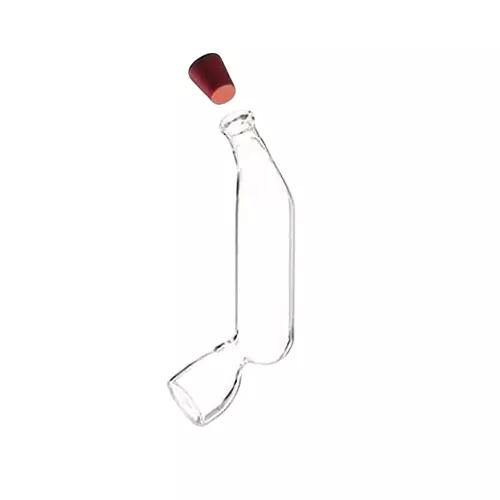 Biohall Mojjonier Flask with Silicone Stopper Laboratory-Grade Glass, BLS.MOF.01 (Pack of 4)