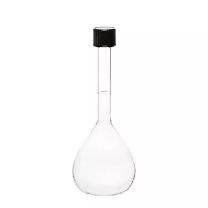 ABGIL Borosilicate Glass Volumetric Flask with Screw Cap 50 ml Capacity, ABG2464