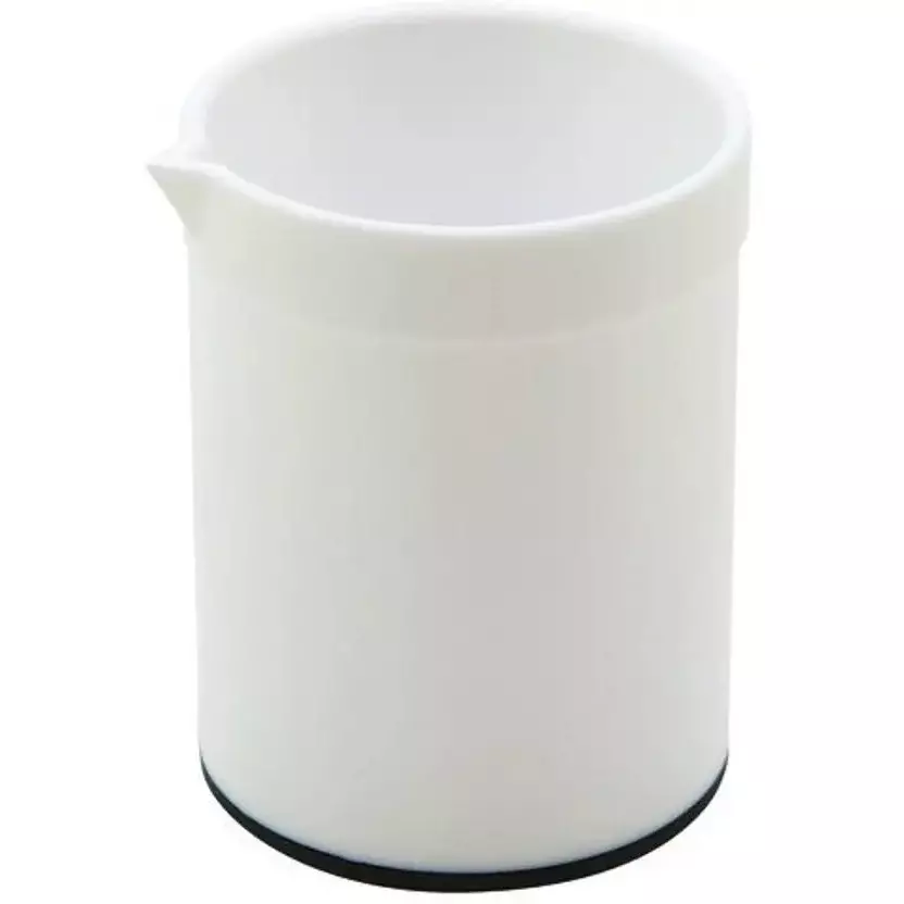 LARK 25 ml Measuring Beaker PTFE (Non-Stick) White Color for Laboratories, LTB-25ml