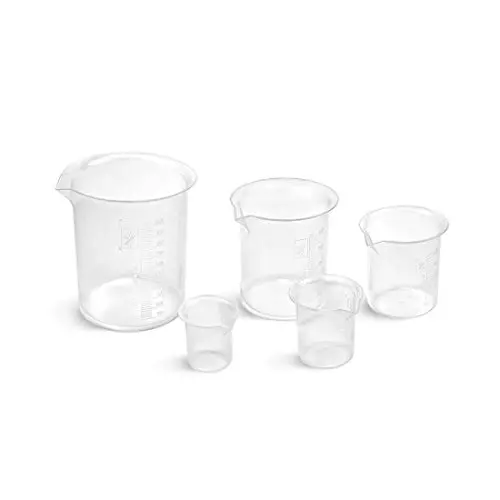 WKM 50 ml, 100 ml, 250 ml, 500 ml Polypropylene Beaker KT29 (Pack of 12 Pcs)