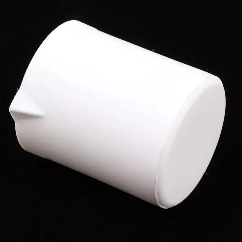 LARK 100 ml Measuring Beaker PTFE (Non-Stick) White Color for Laboratories, LTB-100ml