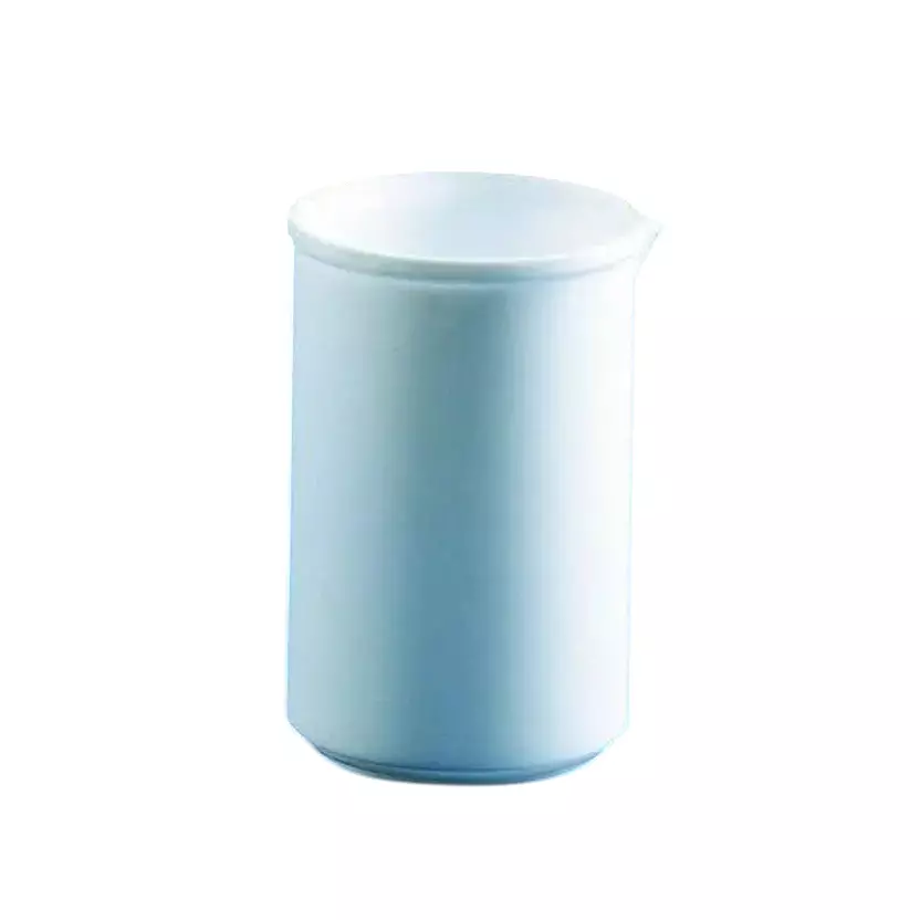 LARK 50 ml Measuring Beaker PTFE (Non-Stick) White Color for Laboratories, LTB-50ml