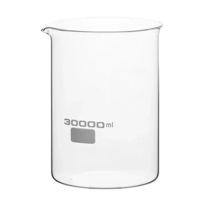 ABGIL Borosilicate Glass Beaker Low Form with Spout 30000 ml Capacity, ABG747