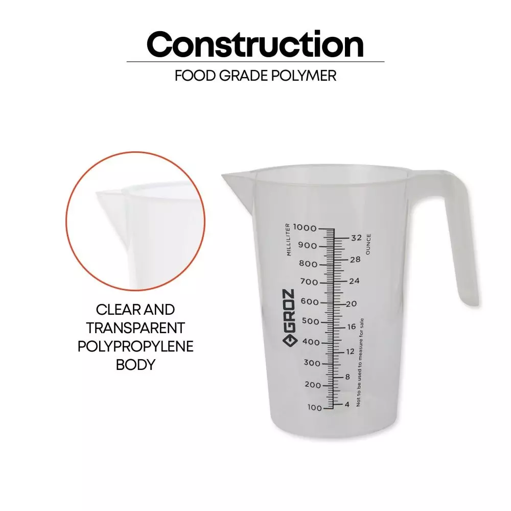 groz-stackable-measuring-jug-1000-ml-transparent-polypropylene-jug1g
