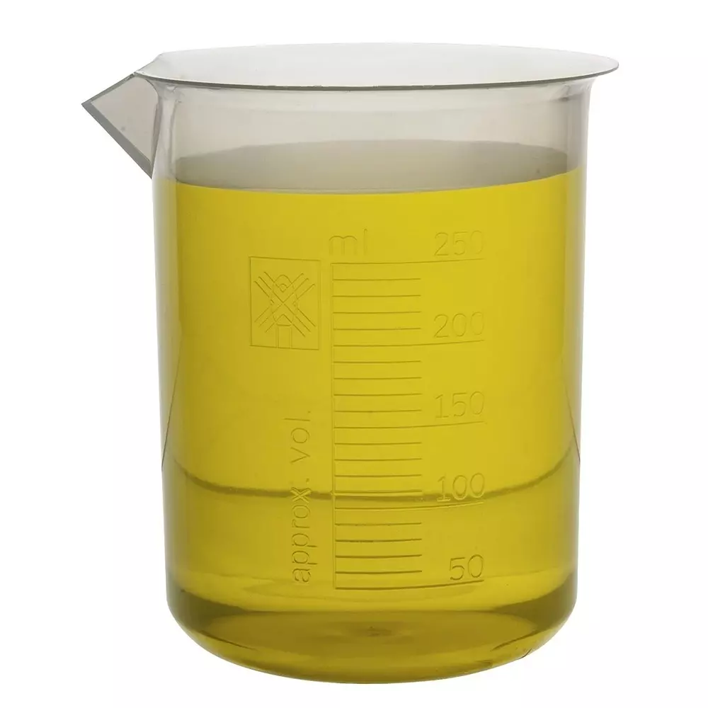 wkm-polypropylene-beaker-durable-250-ml-capacity-10-ml-graduations-autoclavable-chemical-resistant-with-tapered-spout-pack-of-12-pcs