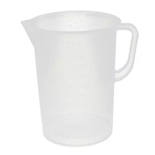 WKM 5 L Polypropylene Measuring Jug euro Design for Chemistry Labs KT61MJ