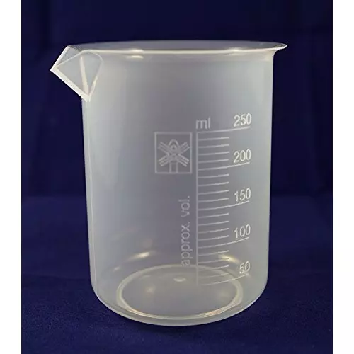 WKM 250 ml Polypropylene Beaker for Chemistry Labs KT67B2