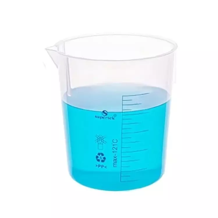 Supertek 150 ml Beaker PMP (TPX) Printed and Stackable, CH10164/2A (Pack of 12)