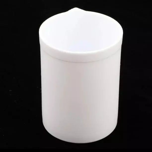 LARK 250 ml Measuring Beaker PTFE (Non-Stick) White Color for Laboratories, LTB-250ml