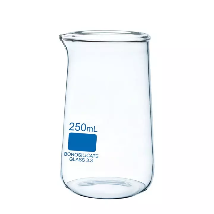 ABGIL Borosilicate Glass Beaker Phillip Pattern, Conical Form with Spout 250 ml Capacity, ABG769