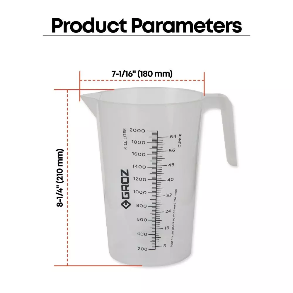 groz-stackable-measuring-jug-2000-ml-transparent-polypropylene-jug2g