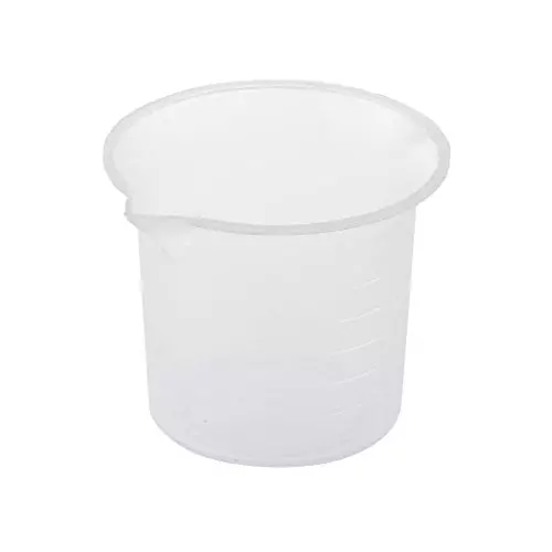 WKM 25 ml Polypropylene Beaker for Chemistry Labs KT169BR (Pack of 12 Pcs)