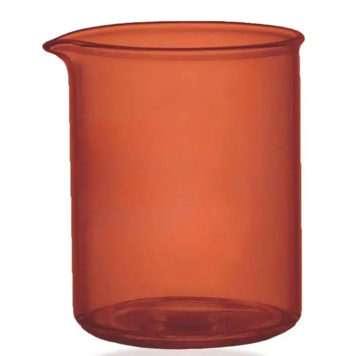 ABGIL Borosilicate Glass Beaker Low Form with Spout Amber Color 5000 ml Capacity, ABG759