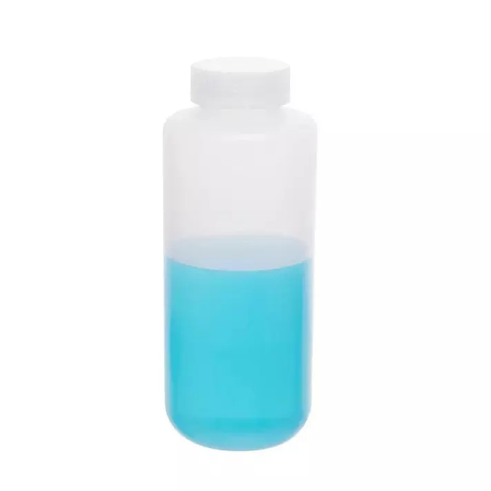 Supertek 1 L Reagent Bottle Wide Mouth White PP (Polypropylene) for Transporting Liquid Samples, CH10252A/9 (Pack of 24)