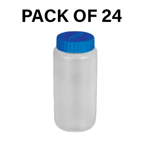 Tarson 450 ml Centrifuge Bottle Flat Bottom, PP with PP Closure, 541080 (Pack of 24)