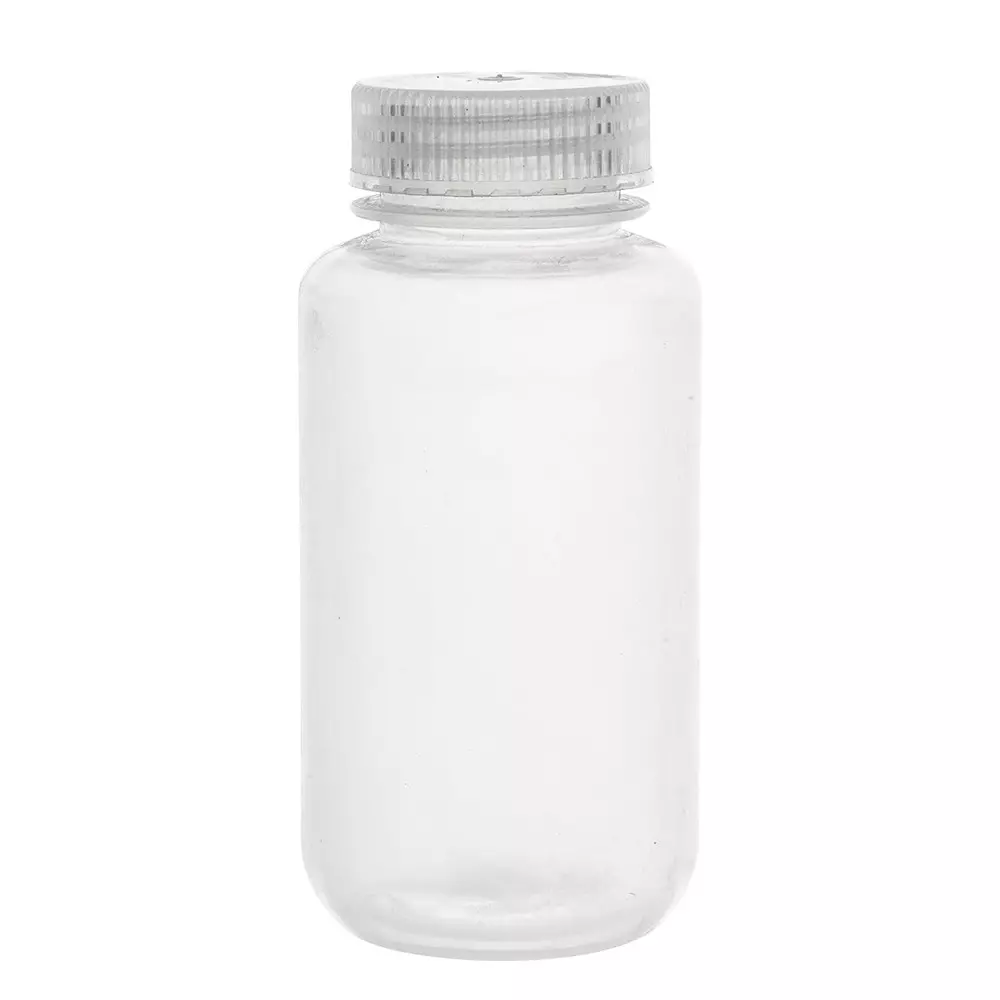 WKM Reagent Bottle Polypropylene 1 L Capacity Wide Bottle Neck Autoclavable Leak-Proof & Heat Resistant (Pack of 5 Pcs)