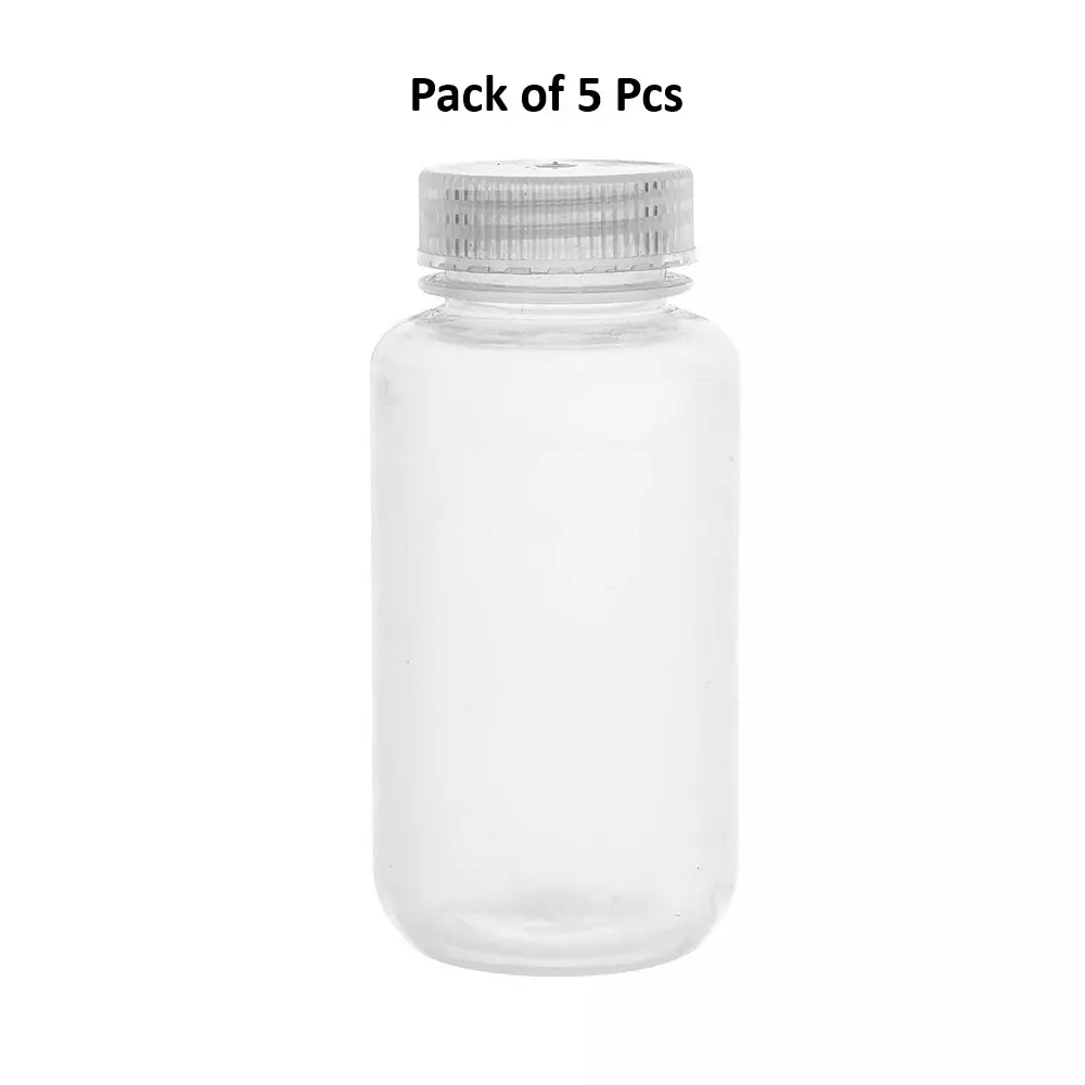 wkm-reagent-bottle-polypropylene-1-l-capacity-wide-bottle-neck-autoclavable-leak-proof-heat-resistant-pack-of-5-pcs