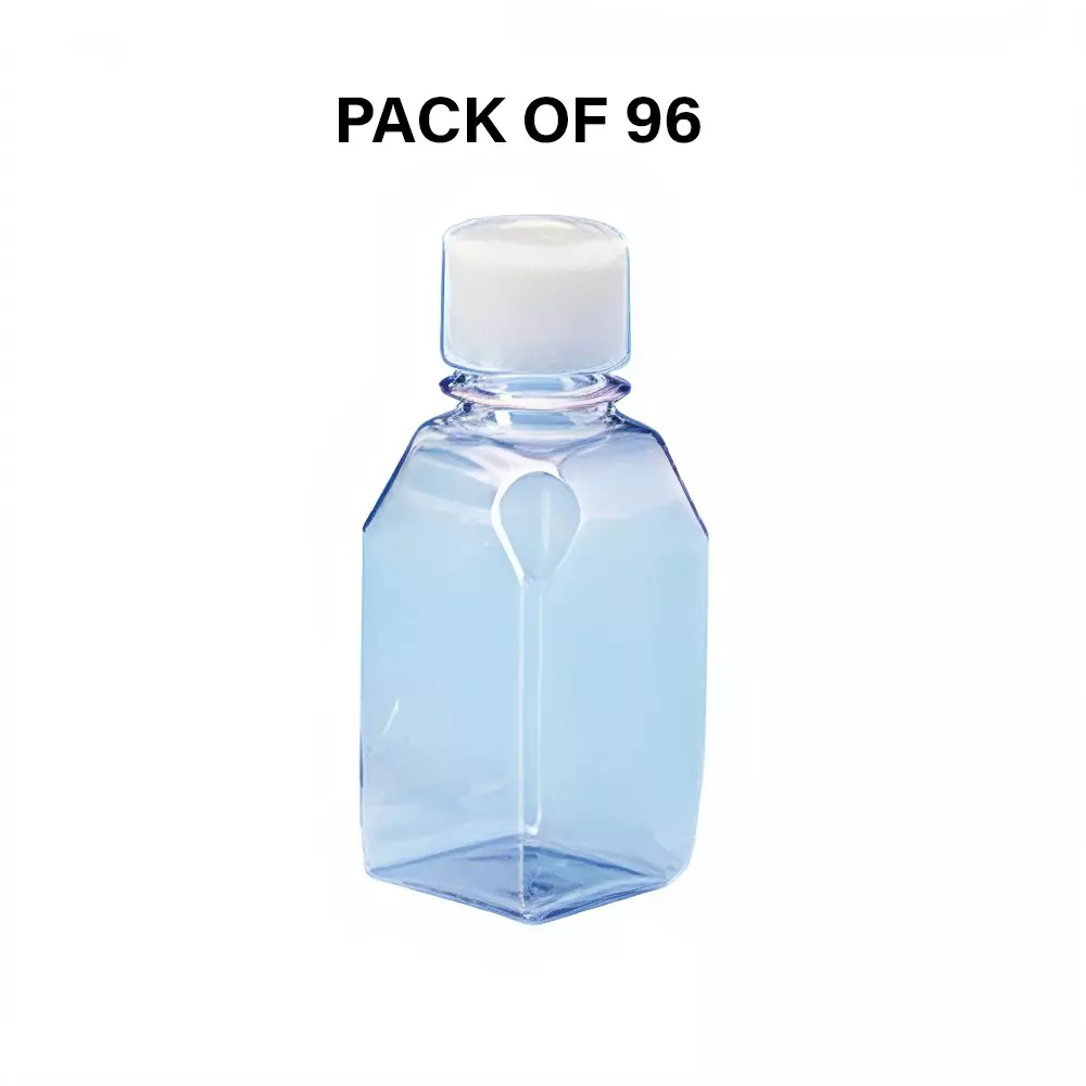 Tarson 60 ml Media Bottle Sterile, PC with White HDPE Closure, Tray Pack, 581401S (Pack of 96)