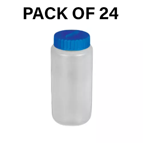 Tarson 450 ml Centrifuge Bottle Flat Bottom, PP with PP Closure, 541090 (Pack of 24)