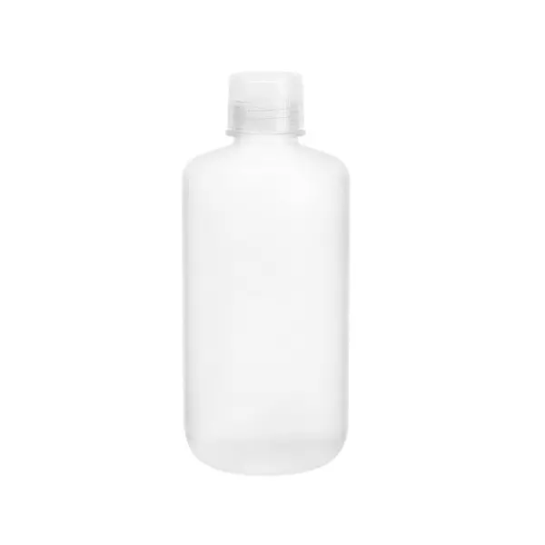 Tarson 1 L Narrow Mouth Bottle Translucent White Polypropylene Body with PP Closure As Per USP Class VI, 582150 (Pack of 6)