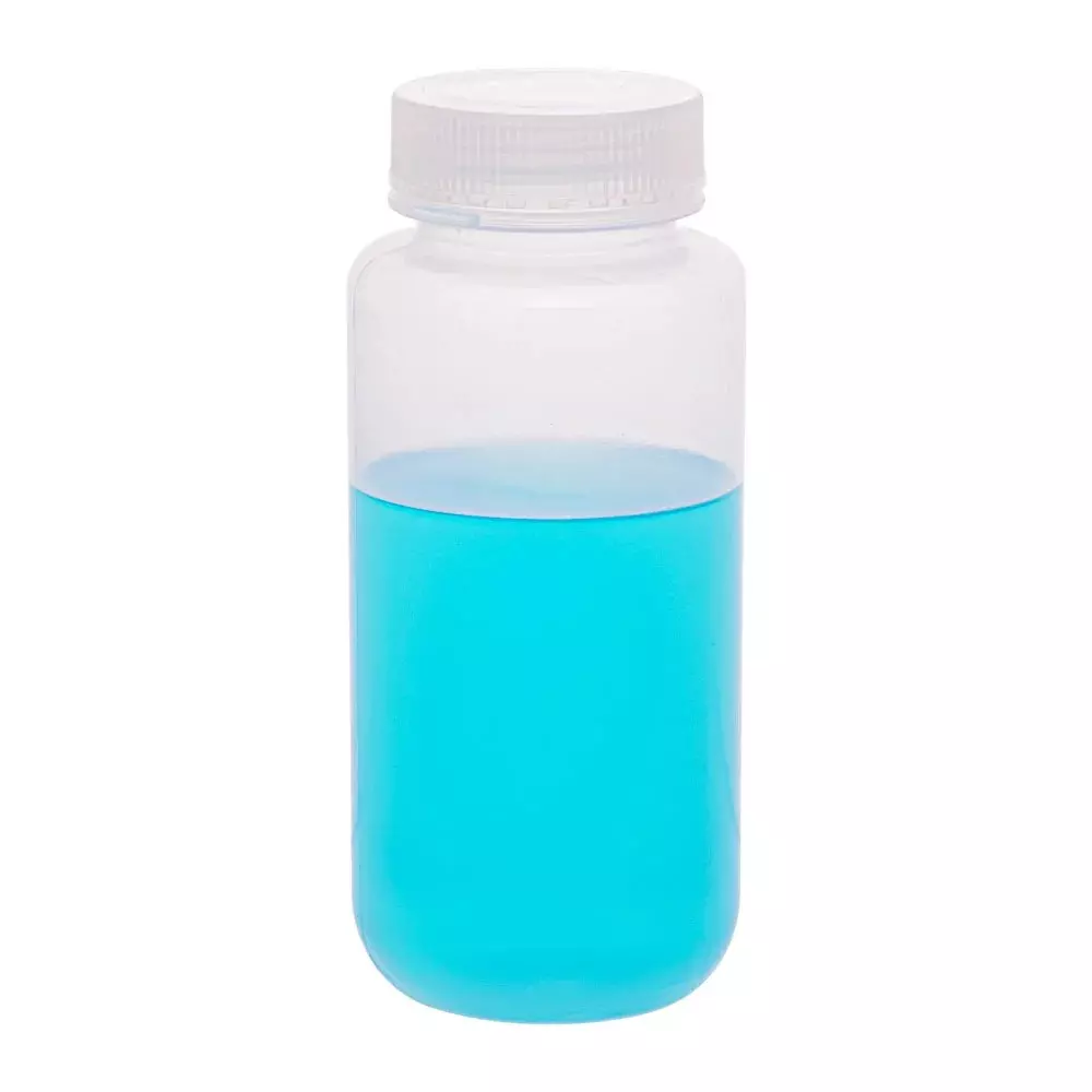 Supertek 1 L Reagent Bottle Wide Mouth White LDPE for Transporting Liquid Samples, CH10246/9 (Pack of 24)