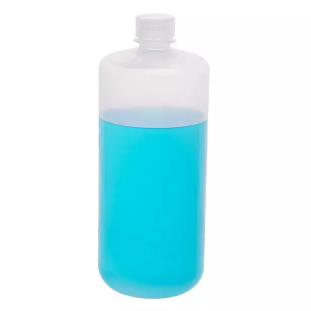 Supertek 1 L Reagent Bottle Narrow Mouth White PP (Polypropylene) for Transporting Liquid Samples, CH10250A/9 (Pack of 24)