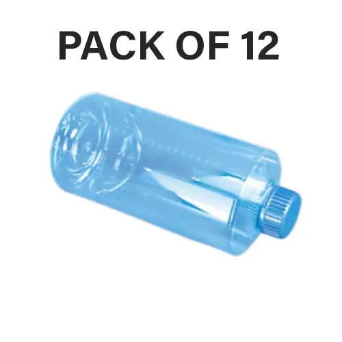 Tarson 2 L TC Treated Roller Bottle Sterile Smooth Wall PS Body Vent Cap and 850 cm² Surface Area, 447031 (Pack of 12)