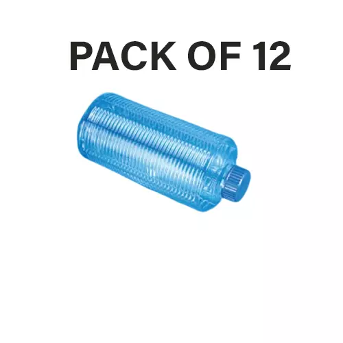 Tarson 2 L TC Treated Roller Bottle Sterile Ribbed Wall PS Body Vent Cap and 2125 cm² Surface Area, 447131 (Pack of 12)