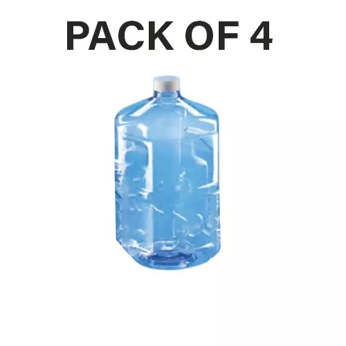 Tarson 10 L Square Biocanister Gamma Stable, Double Wrap PC with White HDPE Closure Size 63 mm, 2B581408NS (Pack of 4)