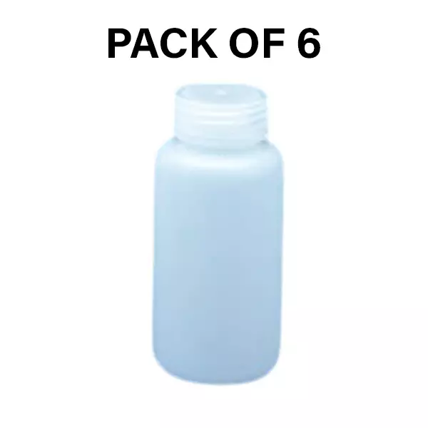 Tarson 4 L Wide Mouth Bottle Sterile Individually Wrapped, HDPE with PP Closure, 584270S (Pack of 6)