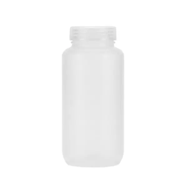 Tarson 60 ml Wide Mouth Bottle Translucent White Polypropylene Body with PP Closure As Per USP Class VI, 582210 (Pack of 12)