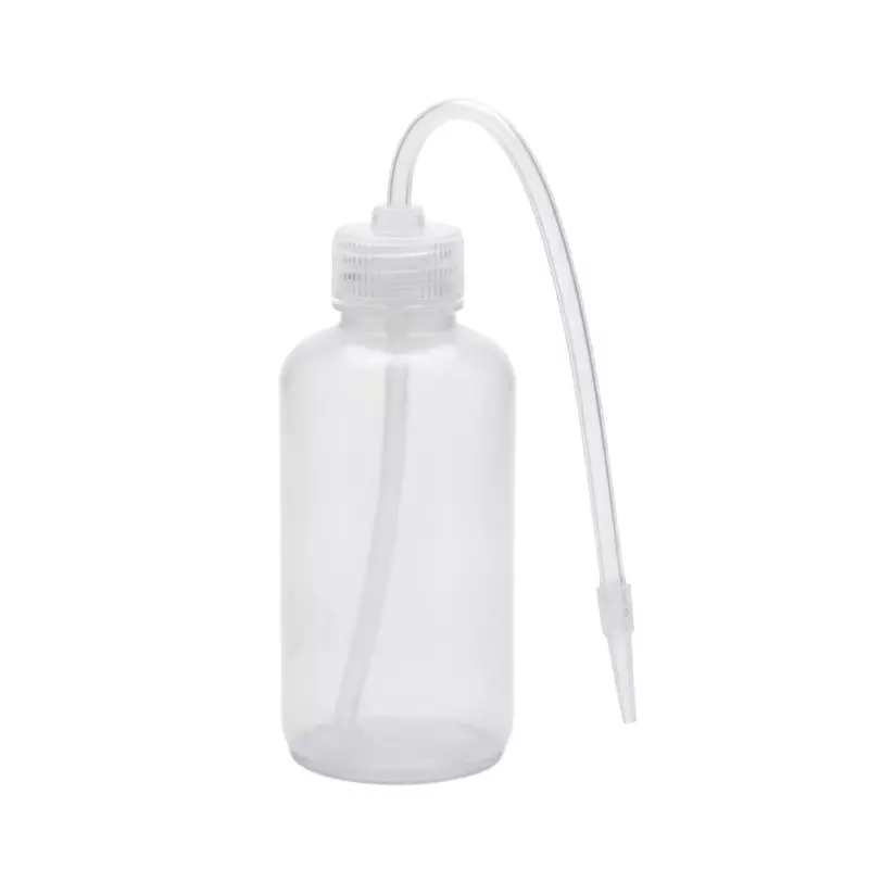Tarson 125 ml Wash Bottle in Translucent White LDPE Body As Per US FDA 21 CFR, 560010 (Pack of 6)