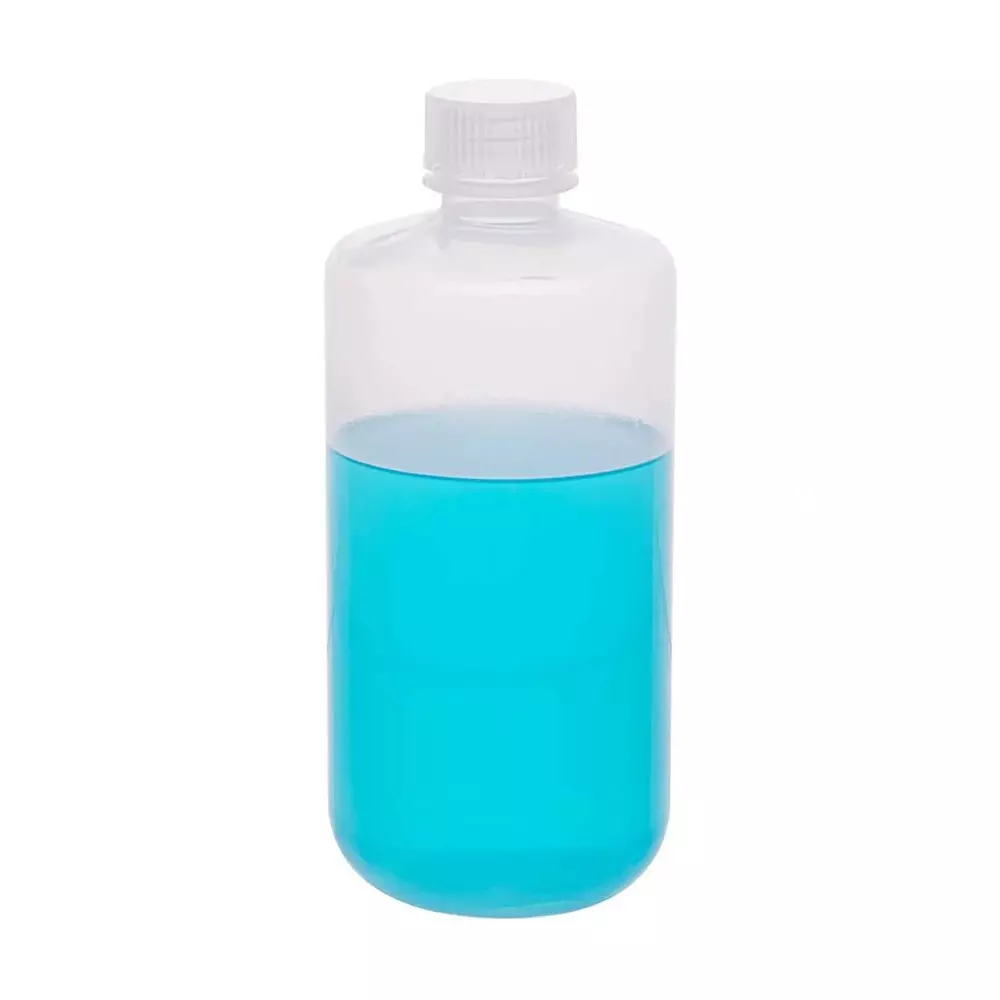 Supertek 1 L Reagent Bottle Narrow Mouth White LDPE for Transporting Liquid Samples, CH10240/9 (Pack of 24)