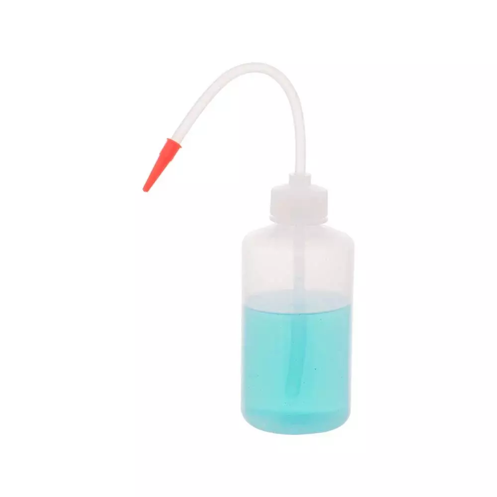 Supertek 1 L Wash Bottle with Jet Through Screw Cap in White Translucent LDPE Body, CH10275/7 (Pack of 6)