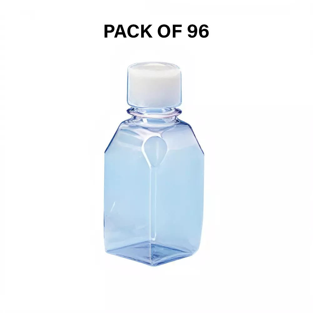 Tarson 30 ml Media Bottle Autoclavable Gamma Stable, PC with White HDPE Closure, Tray Pack, 581400GS (Pack of 96)