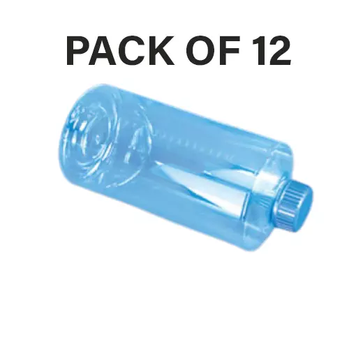 Tarson 5 L TC Treated Roller Bottle Sterile Smooth Wall PS Body Seal Cap and 1700 cm² Surface Area, 447050 (Pack of 12)