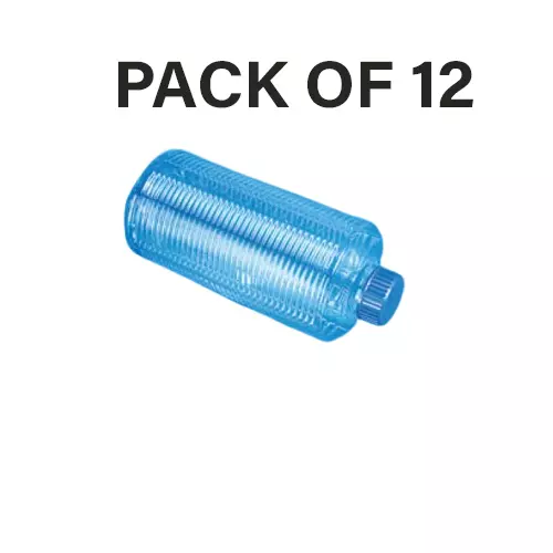 Tarson 2 L TC Treated Roller Bottle Sterile Ribbed Wall PS Body Seal Cap and 2125 cm² Surface Area, 447121 (Pack of 12)