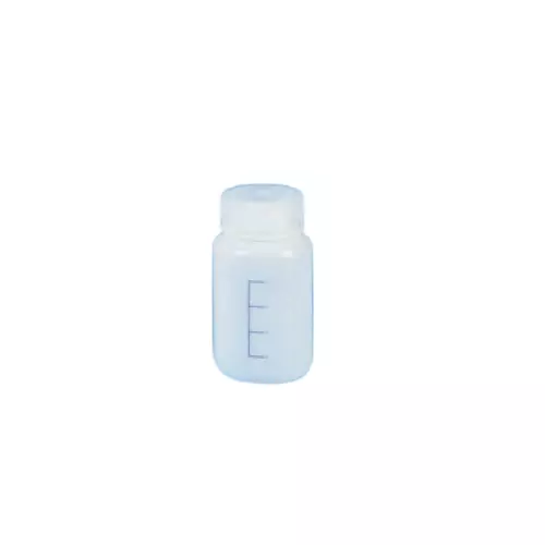 Tarson Wide Mouth Bottle Sterile Pyrogen Free Graduated Individually Wrapped, HDPE with PP Closure