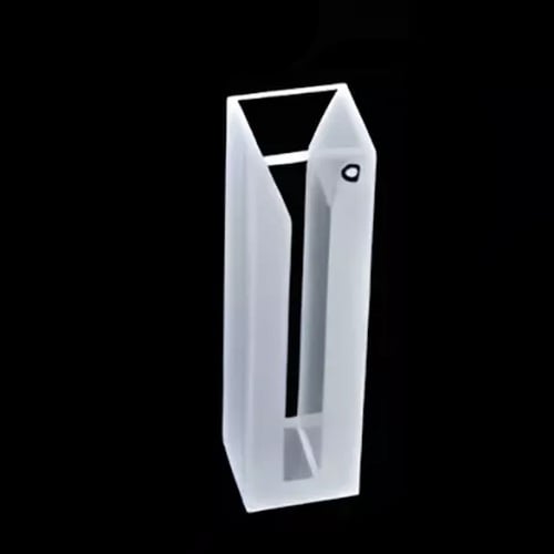 Bysafe 1 ml Quartz Cuvette 10 mm Path Length for Spectrometer, E5-V9YQ-6JPC