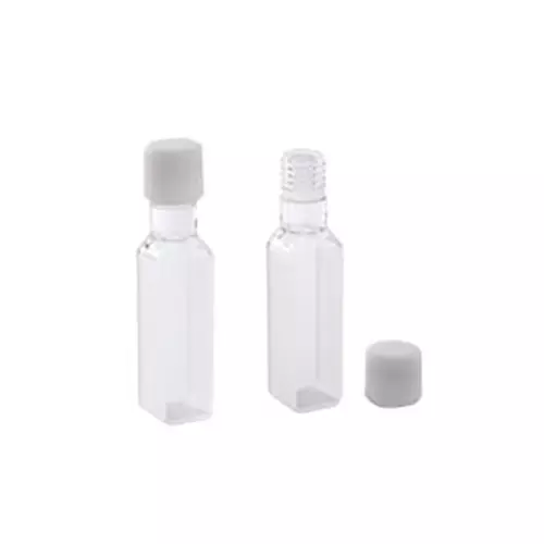 Acutek Black Wall Fluorometer Cell 3.5 ml 10 mm with Screw Cap, Q-744