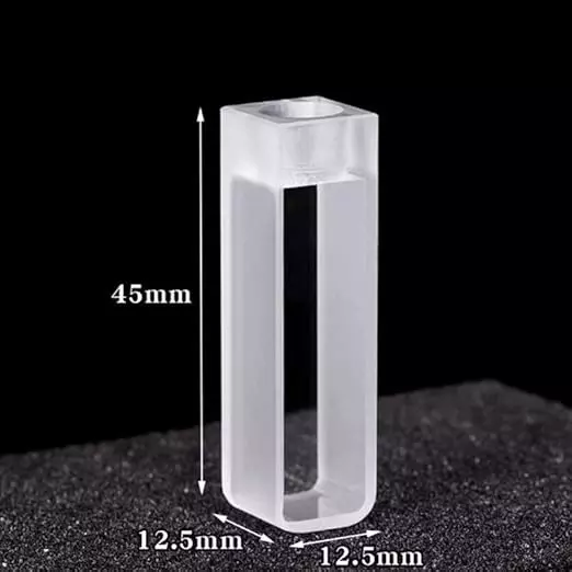 Bysafe 3.5 ml Quartz Cuvette 10 mm Path Length for Spectrometer, 7K-B0HK-YPXQ (Pack of 2)
