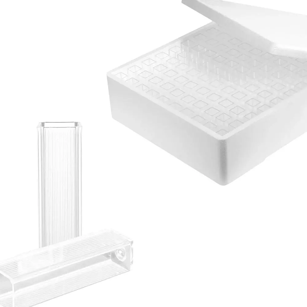 Lark Disposable Cuvette Spectro Square 3.5 ml Capacity 10 mm Path Length Polystyrene Clear, B1004 (Pack of 100 Pcs)