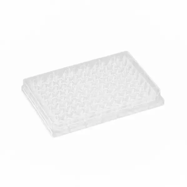 Tarson 96 Well Micro Plate Polypropylene Body, 340 µl Well Volume, White Color, V Bottom, 510065 (Pack of 50)